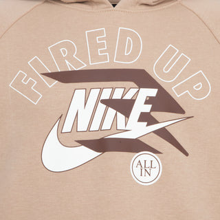 NIKE 3BRAND KIDS FIRED UP HOODIE 'HEMP' 9Q0869-X0L