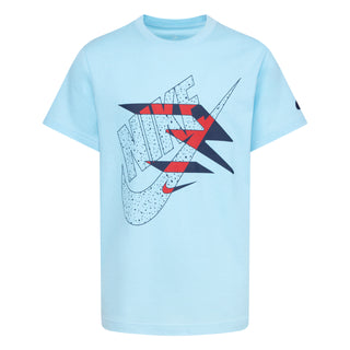 NIKE 3BRAND KIDS ICON DUO TEE 'STILL BLUE' 9Q1054-B9N