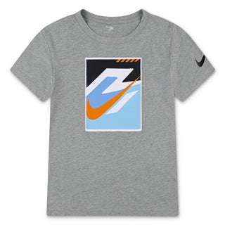 NIKE 3BRAND KIDS ROTATIONS TEE 'DARK GREY HEATHER' 9Q1093-042