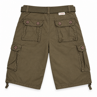 MEN'S PJ MARK CARGO SHORTS "OLIVE"