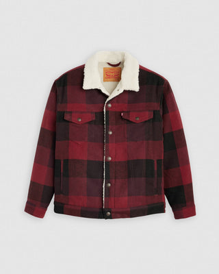 MEN'S LEVI'S Relaxed Fit Plaid Trucker Jacket A60300011
