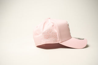 New Era 9Forty A-Frame Upside Down Los Angeles Dodgers Pink 2020 World Series Patch
