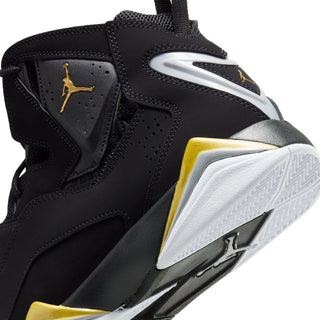 MEN'S AIR JORDAN TRUE FLIGHT BLACK/METALLIC GOLD-WOLF GREY-WHITE 342964-070