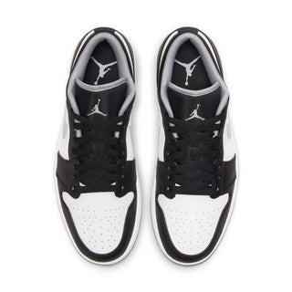 MEN'S AIR JORDAN 1 LOW "BLACK/WHITE/GREY" 553558-040