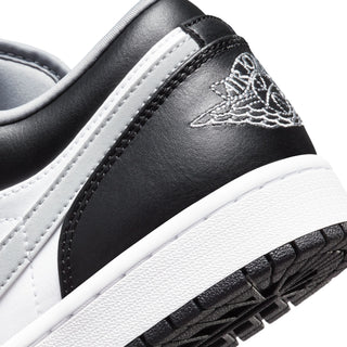 MEN'S AIR JORDAN 1 LOW "BLACK/WHITE/GREY" 553558-040