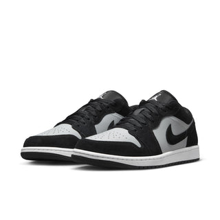 MENS AIR JORDAN ONE LOW "BLACK/LIGHT SMOKE GREY" 553558-048