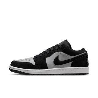 MENS AIR JORDAN ONE LOW "BLACK/LIGHT SMOKE GREY" 553558-048