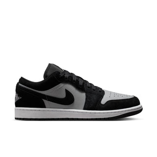 MENS AIR JORDAN ONE LOW "BLACK/LIGHT SMOKE GREY" 553558-048