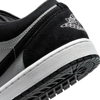 MENS AIR JORDAN ONE LOW "BLACK/LIGHT SMOKE GREY" 553558-048