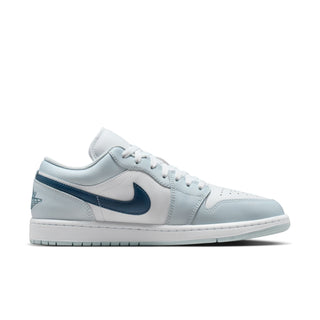 MEN'S AIR JORDAN 1 LOW "AURA/SQUADRON BLUE" 553558-400