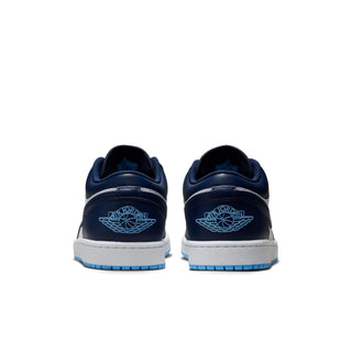 MEN'S AIR JORDAN 1 LOW "MIDNIGHT NAVY/UNIVERSITY BLUE" 553558-404