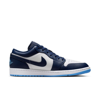 MEN'S AIR JORDAN 1 LOW "MIDNIGHT NAVY/UNIVERSITY BLUE" 553558-404