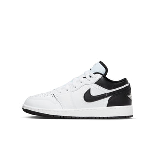 (GS) Air Jordan 1 Low « Blanc Noir » 553560-132