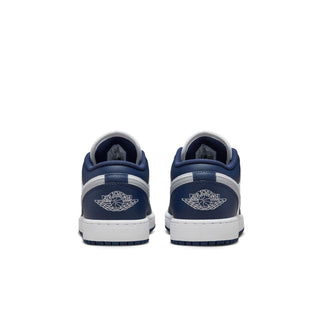 (GS) JORDAN 1 LOW 'MIDNIGHT NAVY/WOLF GREY'  553560-141