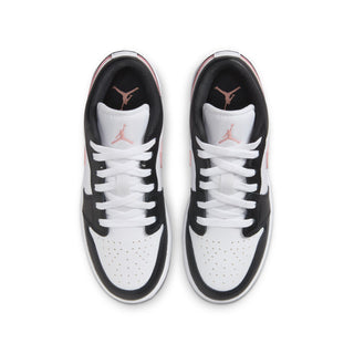 (GS) JORDAN 1 LOW "WHITE BLACK RUST PINK" 553560-165