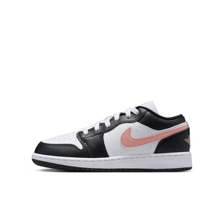 (GS) JORDAN 1 LOW "WHITE BLACK RUST PINK" 553560-165