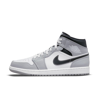 MEN'S AIR JORDAN 1 MID "LIGHT SMOKE GREY/ANTHRACITE" 554724-078