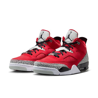 MEN'S AIR JORDAN SON OF MARS LOW "FIRE RED/ BLACK- GREY MIST" 580603-600