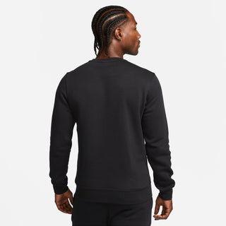 MEN'S NIKE CLUB FLEECE CREWNECK "BLACK" 611467-010