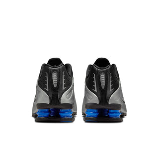 WOMEN'S NIKE SHOX R4 'BLACK/METALLIC SILVER-RACER BLUE' AR3565-006