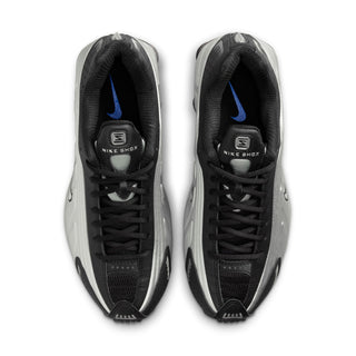 WOMEN'S NIKE SHOX R4 'BLACK/METALLIC SILVER-RACER BLUE' AR3565-006