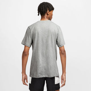 MEN'S NIKE SPORTSWEAR CLUB T-SHIRT 'DK GREY HEATHER/BLACK' AR4997-064