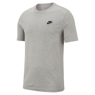 MEN'S NIKE SPORTSWEAR CLUB T-SHIRT 'DK GREY HEATHER/BLACK' AR4997-064