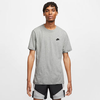 MEN'S NIKE SPORTSWEAR CLUB T-SHIRT 'DK GREY HEATHER/BLACK' AR4997-064