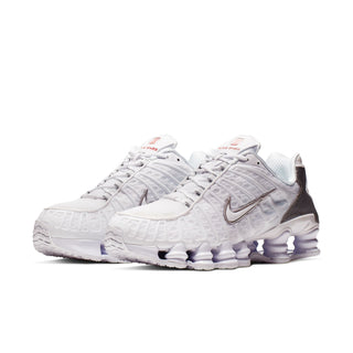 MEN'S NIKE SHOX TL "WHITE METALLIC SILVER" AV3595-100