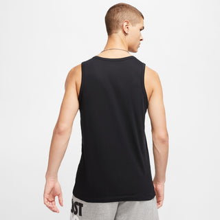 MEN'S NIKE CLUB TANK 'BLACK/WHITE' BQ1260-010