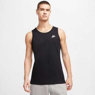 MEN'S NIKE CLUB TANK 'BLACK/WHITE' BQ1260-010
