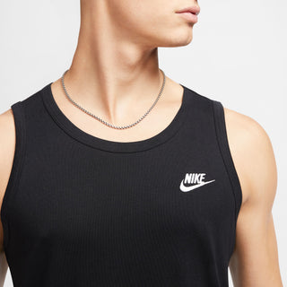 MEN'S NIKE CLUB TANK 'BLACK/WHITE' BQ1260-010
