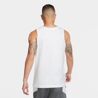 MEN'S NIKE SPORTSWEAR CLUB TANK "WHITE/BLACK" BQ1260-100