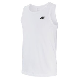 MEN'S NIKE SPORTSWEAR CLUB TANK "WHITE/BLACK" BQ1260-100
