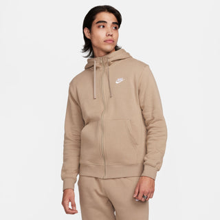 Nike Sportswear Club Fleece Men's Full-Zip Hoodie 'KHAKI' BV2645-247