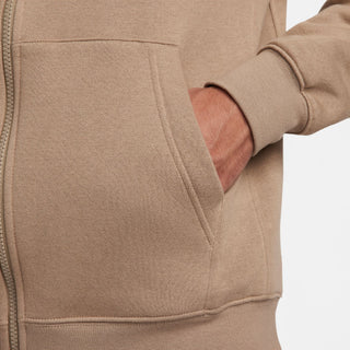 Nike Sportswear Club Fleece Men's Full-Zip Hoodie 'KHAKI' BV2645-247