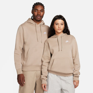 Sweat à capuche Nike Club Fleece pour homme Marron clair BV2654 247
