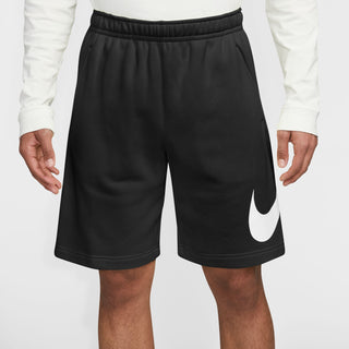 Short Nike Sportswear Fleece Club pour homme Noir/Blanc BV2721 010
