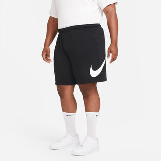 Short Nike Sportswear Fleece Club pour homme Noir/Blanc BV2721 010