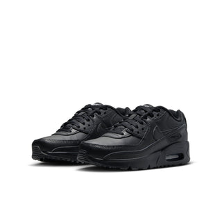 (GS) NIKE AIR MAX 90 LTR "TRIPLE BLACK" CD6864-028