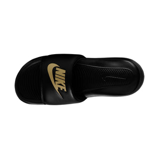 Claquettes Nike Victori One pour homme Noir/Or CN9675 006