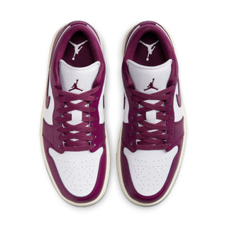 WMNS AIR JORDAN 1 LOW 'WHITE/BORDEAUX' DC0774-161
