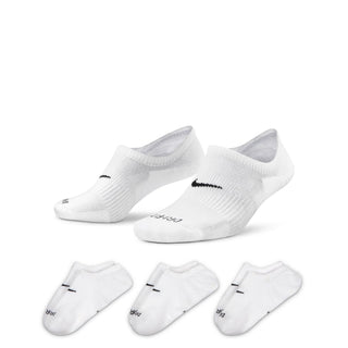 WOMEN'S NIKE EVERYDAY PLUS CUSHIONED WHITE TRAINING SOCKS (3 PAIRS) DH5463-903