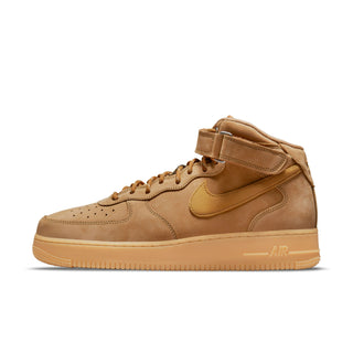 NIKE AIR FORCE 1 MID '07 'FLAX/WHEAT-GUM LIGHT BROWN-BLACK' DJ9158-200