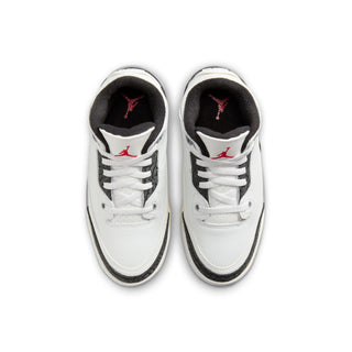 (PS) JORDAN 3 RETRO 'SUMMIT WHITE/FIRE RED-CEMENT GREY-BLACK' DM0966-106