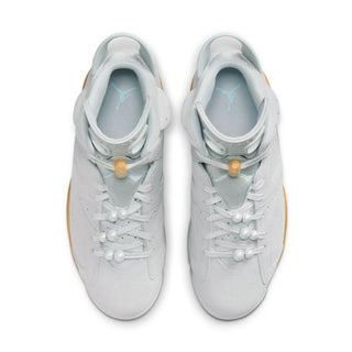 WMNS Air Jordan 6 Retro "Pearl" PURE PLATINUM/GLACIER BLUE-METALLIC GOLD DQ4914-074