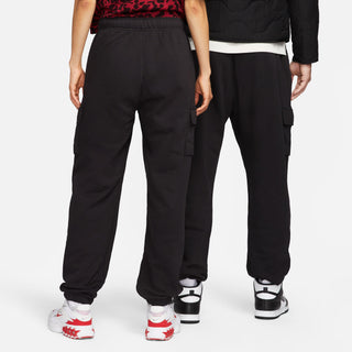 WOMEN'S NIKE SPORTSWEAR CLUB FLEECE CARGO PANT 'BLACK/WHITE' DQ5196-010
