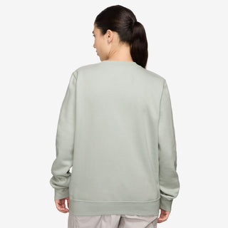 WOMEN'S NIKE CLUB FLEECE CREW 'LIGHT SILVER' DQ5473-034