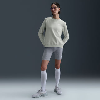 WOMEN'S NIKE CLUB FLEECE CREW 'LIGHT SILVER' DQ5473-034
