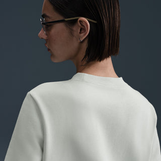 WOMEN'S NIKE CLUB FLEECE CREW 'LIGHT SILVER' DQ5473-034